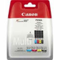 Canon CLI-551 C / M / Y / BK Photo Value Pack - 4-pack - 7 ml - black, yellow, cyan, magenta - original - blister - ink tank  /  paper kit - for PIXMA iP8750, iX6850, MG5550, MG5650, MG5655, MG6450, MG6650, MG7150, MG7550, MX725, MX925