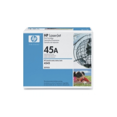 HP 45A - Black - original - LaserJet - toner cartridge (Q5945A) - for LaserJet 4345mfp, 4345x, 4345xm, 4345xs, M4345, M4345x, M4345xm, M4345xs - 0