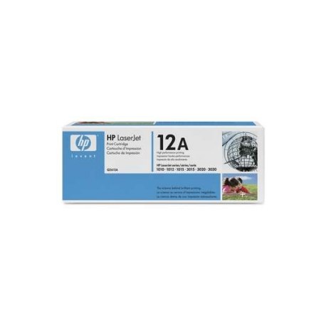 HP 12A - Black - original - LaserJet - toner cartridge (Q2612A) - for LaserJet 10XX, 30XX, M1005, M1319 - 0