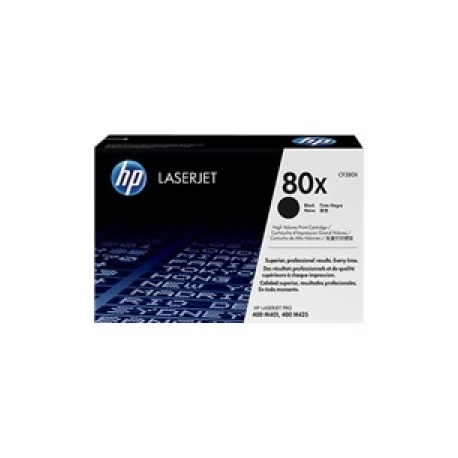 HP 80x - 2-pack - High Yield - black - original - LaserJet - toner cartridge (CF280XD) - for LaserJet Pro 400 M401, MFP M425 - 0