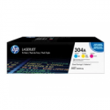 HP 304A - 3-pack - yellow, cyan, magenta - original - LaserJet - toner cartridge (CF372AM) - for Color LaserJet CM2320fxi, CM2320n, CM2320nf, CP2025, CP2025dn, CP2025n, CP2025x