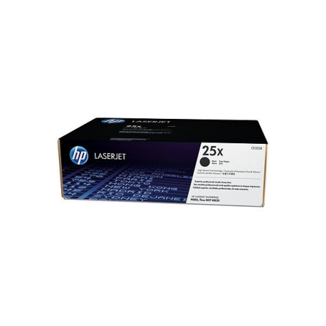 HP 25X - High Yield - black - original - LaserJet - toner cartridge (CF325X) - for LaserJet Enterprise M806dn, M806x+; LaserJet Enterprise Flow MFP M830z - 1