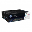 HP 131A - 3-pack - yellow, cyan, magenta - original - LaserJet - toner cartridge (U0SL1AM) - for LaserJet Pro 200 M251n, 200 M251nw, 200 M276nw, MFP M276n, MFP M276nw