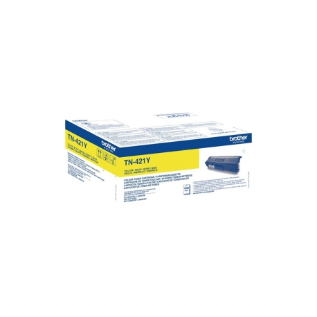 Brother TN421Y - Yellow - original - toner cartridge - for Brother DCP-L8410, HL-L8260, HL-L8360, MFC-L8690, MFC-L8900 - 0