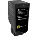 Lexmark - High Yield - yellow - original - toner cartridge LCCP, LRP - for Lexmark CS725de, CS725dte