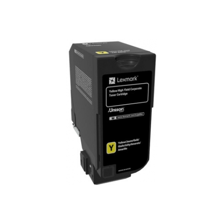 Lexmark - High Yield - yellow - original - toner cartridge LCCP, Lexmark Corporate - for Lexmark CS725de, CS725dte - 1