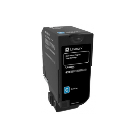 Lexmark - High Yield - cyan - original - toner cartridge LCCP, LRP - for Lexmark CX725de, CX725dhe, CX725dthe - 1