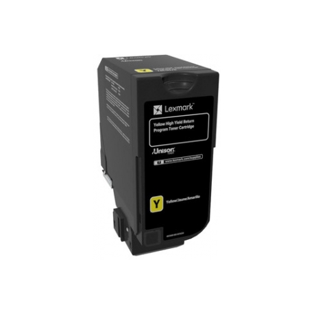 Lexmark - High Yield - yellow - original - toner cartridge LCCP, LRP - for Lexmark CX725de, CX725dhe, CX725dthe - 0