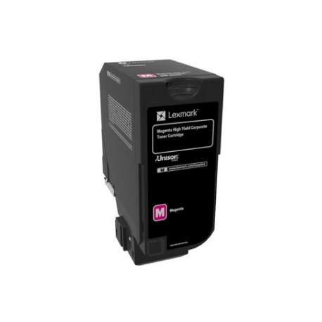 Lexmark - High Yield - magenta - original - toner cartridge LCCP, LRP, Lexmark Corporate - for Lexmark CX725de, CX725dhe, CX725dthe - 1