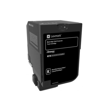 Lexmark Corporate - High Yield - black - original - toner cartridge LCCP, LRP - for Lexmark CX725de, CX725dhe, CX725dthe - 0