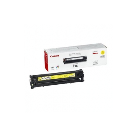 Canon 716 Yellow - Yellow - original - toner cartridge - for i-SENSYS LBP5050, LBP5050N, MF8030CN, MF8040Cn, MF8050CN, MF8080Cw - 0