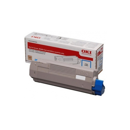 OKI - Cyan - original - toner cartridge - for C823dn, 823n - 1