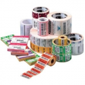 Zebra Z-Select 2000D - Matte - permanent rubber adhesive - coated - perforated - white - 101.6 x 101.6 mm 2400 label(s) (16 roll(s) x 150) paper