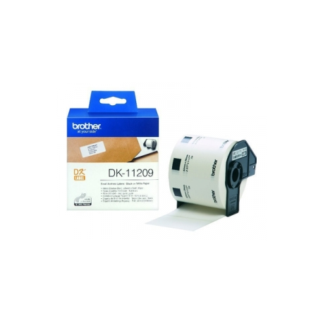 Brother DK-11209 - Black on white - 800) address labels - for Brother QL-1050, 1060, 500, 550, 560, 570, 580, 600, 650, 700, 710, 720, 820 - 2