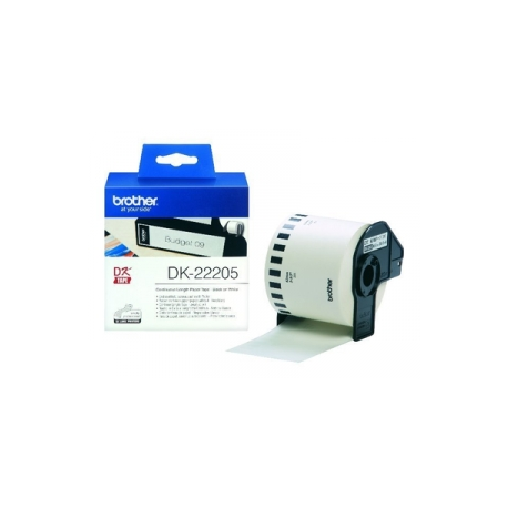 Qoltec - label tape - 1 cassette(s) - Roll (6.2 cm x 30.48 m) - 2