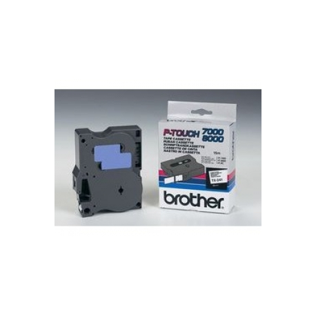 Brother - Black on white - Roll (1.8 cm) 1 cassette(s) laminated tape - for P-Touch PT-300, PT-350, PT-7000, PT-8000, PT-PC - 0