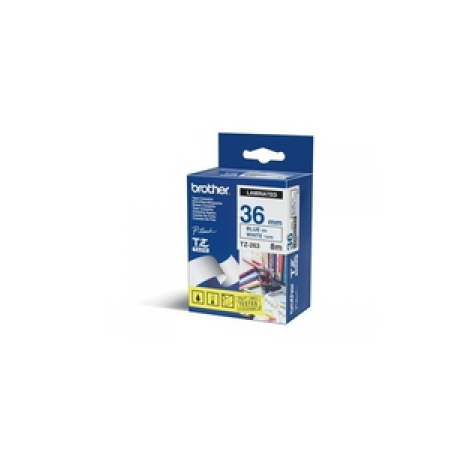 Brother TZe-263 - laminated tape - 1 cassette(s) - Roll (3.6 cm x 8 m) - 0