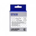 Epson LabelWorks LK-4TWN - White on transparent - Roll (1.2 cm x 2.9 m) 1 cassette(s) label tape - for LabelWorks LW-1000, 300, 400, 600, 700, 900, K400, Z5000, Z5010, Z700, Z710, Z900