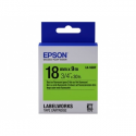 Epson LabelWorks LK-5GBF - Black on green - Roll (1.8 cm x 9 m) 1 cassette(s) label tape - for LabelWorks LW-1000, 400, 600, 700, 900, K400, Z5000, Z5010, Z700, Z710, Z900