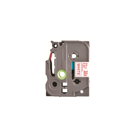 Brother TZe-252 - Standard adhesive - red on white - Roll (2.4 cm x 8 m) 1 cassette(s) laminated tape - for Brother PT-D600; P-Touch PT-3600, D800, E550, E800, P750, P900, P950; P-Touch EDGE PT-P750 - 1