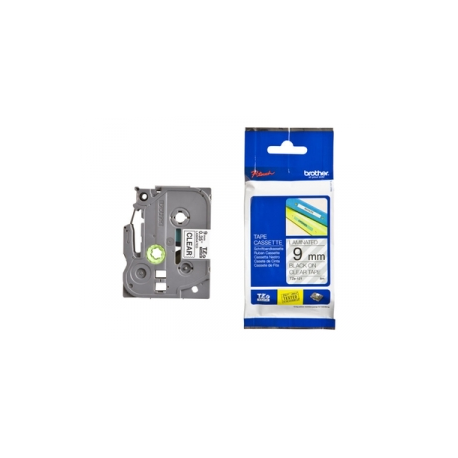 Brother TZe-121 - Standard adhesive - black on clear - Roll (0.9 cm x 8 m) 1 cassette(s) laminated tape - for Brother PT-D210, D600, H110; P-Touch PT-1005, 1880, E800, H110; P-Touch Cube Plus PT-P710 - 2