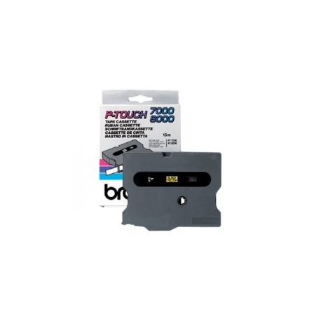 Brother TX - Black on red - Roll (2.4 cm) 1 cassette(s) laminated tape - for P-Touch PT-30, PT-7000, PT-8000, PT-PC - 2