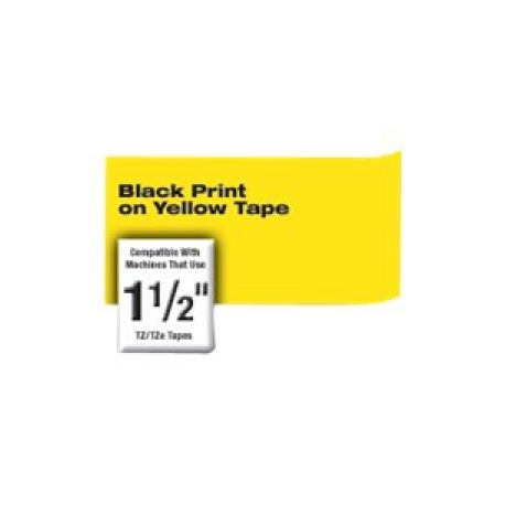 Brother TZe-661 - Standard adhesive - black on yellow - Roll (3.6 cm x 8 m) 1 cassette(s) laminated tape - for P-Touch PT-3600, 530, 550, 9200, 9400, 9500, 9600, 9700, 9800, D800, E800, P900, P950 - 2