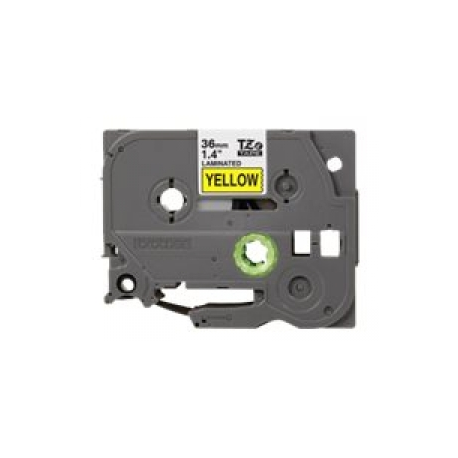 Brother TZe-661 - Standard adhesive - black on yellow - Roll (3.6 cm x 8 m) 1 cassette(s) laminated tape - for P-Touch PT-3600, 530, 550, 9200, 9400, 9500, 9600, 9700, 9800, D800, E800, P900, P950 - 3