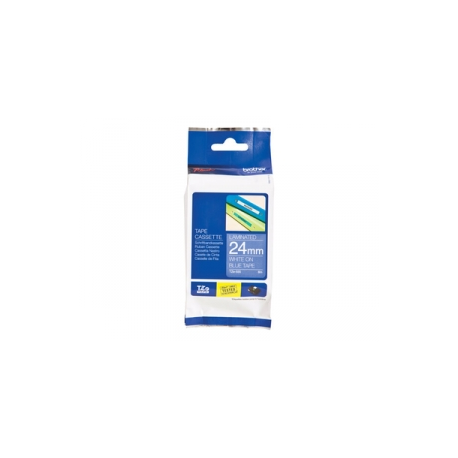Brother TZe555 - White on blue - Roll (2.4 cm x 8 m) 1 roll(s) laminated tape - for P-Touch PT-3600, D600, D800, E500, E550, H500, P750, P900, P950; P-Touch EDGE PT-P750 - 3