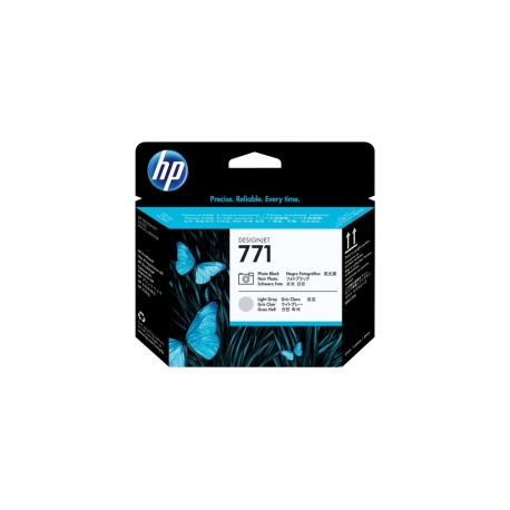 HP 771 - Light grey, photo black - printhead - for DesignJet Z6200, Z6600 Production Printer, Z6800 Photo Production - 1