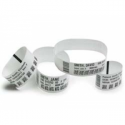 Zebra Z-Band Direct Adult Size - Polypropylene (PP) - adhesive - 25.4 x 279.4 mm 1050 pcs. (6 roll(s) x 175) wristbands - for Zebra HC100, HC100 Patient I.D. Solution