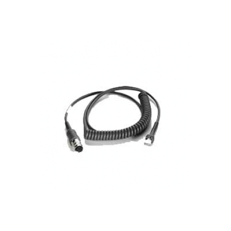 Zebra - USB cable - 2.7 m - coiled - for Symbol LS2208, LS3408, LS3478; Digital Scanner DS 3407, DS 3408, DS3478; Zebra VC5090 - 0