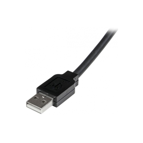 StarTech.com 20m USB 2.0 Active Extension Cable - M / F - USB extension cable - USB (M) to USB (F) - USB 2.0 - 66 ft - active - black - USB2AAEXT20M - USB extension cable - USB (M) to USB (F) - USB 2.0 - 20 m - active - black - for P / N: SVA5H2NEUA, UUSBOTG - 3