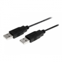 StarTech.com 2m USB 2.0 A to A Cable - M / M - 2m USB 2.0 aa Cable - USB a male to a male Cable (USB2AA2M) - USB cable - USB (M) to USB (M) - USB 2.0 - 2 m - black - for P / N: SV231HDMIUA
