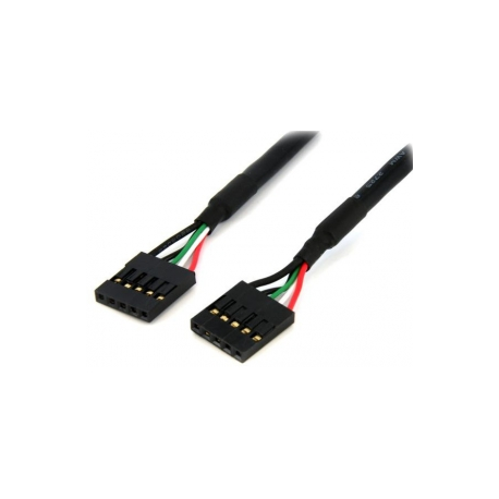 StarTech.com 24in Internal 5 pin USB IDC Motherboard Header Cable F / F - USB cable - 5 pin IDC (F) to 5 pin IDC (F) - USB 2.0 - 2 ft - black - USBINT5PIN24 - USB cable - 5 pin IDC (F) to 5 pin IDC (F) - USB 2.0 - 60.7 cm - black - 2