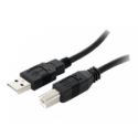 StarTech.com 9 m  /  30 ft Active USB A to B Cable - M / M - Black USB 2.0 A to B Cord - Printer Cable - Extension USB Cable (USB2HAB30AC) - USB cable - USB (M) to USB Type B (M) - USB 2.0 - 9.15 m - active - black - for P / N: ICUSB232D