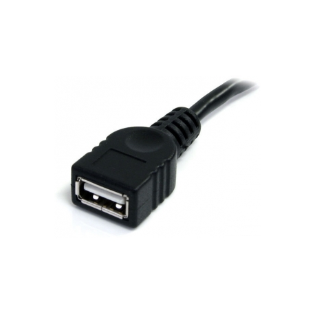 StarTech.com 3 ft Black USB 2.0 Extension Cable A to A - M / F - 3 ft USB A to A Extension Cable - 3ft USB 2.0 Extension cord (USBEXTAA3BK) - USB extension cable - USB (M) to USB (F) - USB 2.0 - 91 cm - black - for P / N: 35FCREADBK3, ICUSB2321F, ICUSB232V2, LTUB1MBK, MSDREADU2OTG, ST4300USB3EU, UUSBOTG - 2