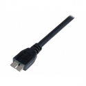 StarTech.com 1m 3 ft Certified SuperSpeed USB 3.0 A to Micro B Cable Cord - USB 3 Micro B Cable - 1x USB A (M), 1x USB Micro B (M) - Black (USB3CAUB1M) - USB cable - Micro-USB Type B (M) to USB Type A (M) - USB 3.0 - 1 m - black - for P / N: DKT30CVAGPD, HB30A4AIB, HB30AM4AB, HB31C2A2CME, HB31C3A1CME, ST7C51224, ST7C51224EU