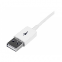 StarTech.com 3m White USB 2.0 Extension Cable Cord - A to A - USB Male to Female Cable - 1x USB A (M), 1x USB A (F) - White, 3 meter (USBEXTPAA3MW) - USB extension cable - USB (F) to USB (M) - USB 2.0 - 3 m - molded - white - for P / N: MSDREADU2OTG, USBEXTPAA1MW, USBEXTPAA2MW, USBPAUB1MW, USBPAUB2MW, USBPAUB50CMW