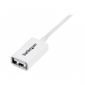 StarTech.com 1m White USB 2.0 Extension Cable Cord - A to A - USB Male to Female Cable - 1x USB A (M), 1x USB A (F) - White, 1 meter (USBEXTPAA1MW) - USB extension cable - USB (F) to USB (M) - USB 2.0 - 1 m - molded - white - for P / N: MSDREADU2OTG, USBEXTPAA2MW, USBEXTPAA3MW, USBPAUB1MW, USBPAUB2MW, USBPAUB50CMW