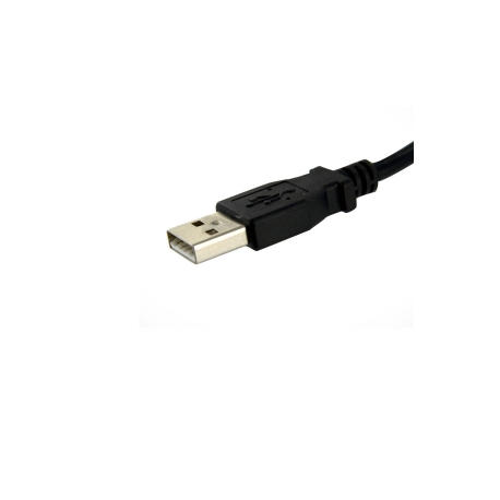 StarTech.com 3 ft Panel Mount USB Cable A to A F / M - Panel Mount USB Extension USB A-Female to A-Male Adapter Cable 3ft - USB-A (F) Port (USBPNLAFAM3) - USB extension cable - USB (F) to USB (M) - USB 2.0 - 91.4 cm - black - for P / N: UUSBOTG - 3