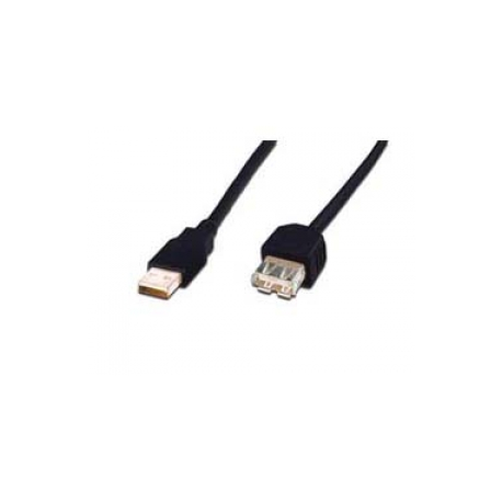 ASSMANN - USB extension cable - USB (M) to USB (F) - USB 2.0 - 5 m - black - 0