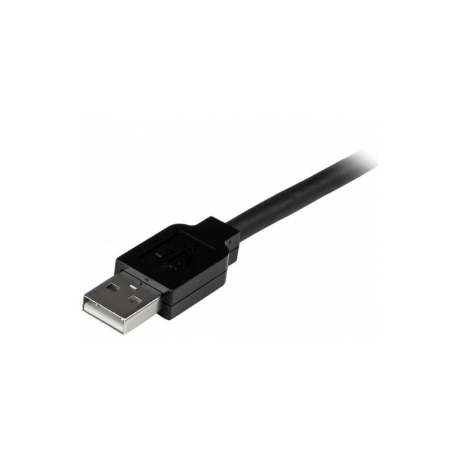 StarTech.com 5m USB 2.0 Active Extension Cable M / F - 5 meter USB A Male to USB A Female USB 2.0 Repeater  /  Extender Cable - Black - 15ft (USB2AAEXT5M) - USB extension cable - USB (F) to USB (M) - USB 2.0 - 5 m - active - black - for P / N: LTUB1MBK, SVA5H2NEUA, UUSBOTG - 2