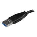 StarTech.com 2m 6ft Slim USB 3.0 A to Micro B Cable M / M - Mobile Charge Sync USB 3.0 Micro B Cable for Smartphones and Tablets (USB3AUB2MS) - USB cable - Micro-USB Type B (M) to USB Type A (M) - USB 3.0 - 2 m - molded - black - for P / N: BNDTBUSB3142, HBS304A24A, PEXUS313AC2V, PEXUSB311A1E, PEXUSB314A2V2, S251BMU3FP
