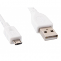 Cablexpert - USB cable - Micro-USB Type B (M) to USB (M) - 1 m - molded - white