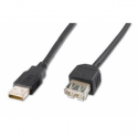 ASSMANN Basic - USB extension cable - USB (F) to USB (M) - USB 2.0 - 3 m - molded - black