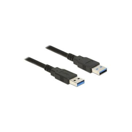 Delock - USB cable - USB Type A (M) to USB Type A (M) - USB 3.0 - 1 m - black - 0