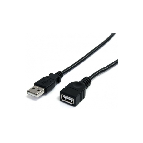 StarTech.com 10 ft Black USB 2.0 Extension Cable A to A - 10ft USB 2.0 Extension Cable - 10ft USB male female Cable (USBEXTAA10BK) - USB extension cable - USB (M) to USB (F) - USB 2.0 - 3 m - black - for P / N: 35FCREADBK3, ICUSB2321F, ICUSB232PRO, ICUSB232V2, LTUB1MBK, MSDREADU2OTG, UUSBOTG - 0