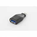 ASSMANN - USB adapter - USB Type A (F) to USB-C (M) - USB 3.0 - molded - black
