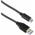 Targus - USB cable - USB-C (M) to USB Type A (M) - USB 3.1 Gen 2 - 3 A - 1 m - 4K support - black - Europe